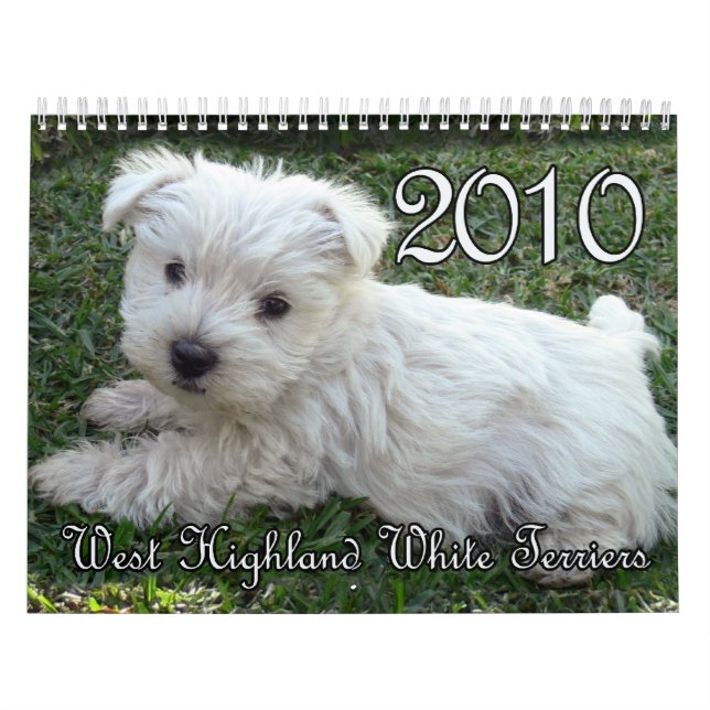 Calendrier 2010 de Westie (Protection)