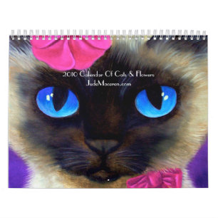 Calendrier 2010 des peintures de chats et de