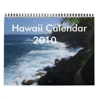 Calendrier 2010 d'Hawaï