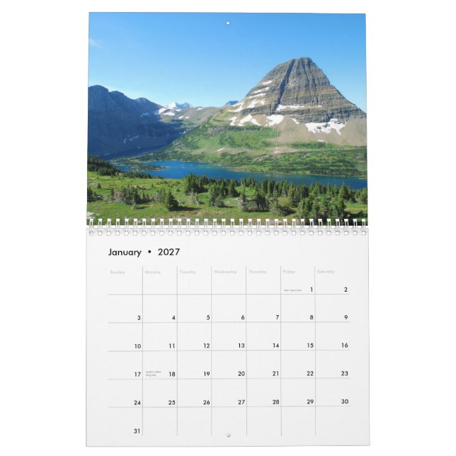 Calendrier 2010 du Montana (Jan 2027)