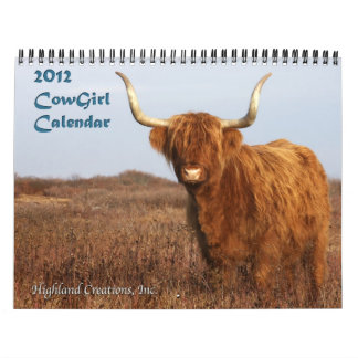 Calendrier 2011 de cow-girl