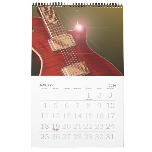 calendrier 2011 de musique (Jan 2026)