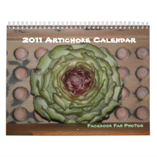 Calendrier 2011 de photo d'artichaut