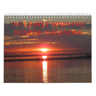 CALENDRIER 2011 DES IMAGES DE LEVER DE SOLEIL