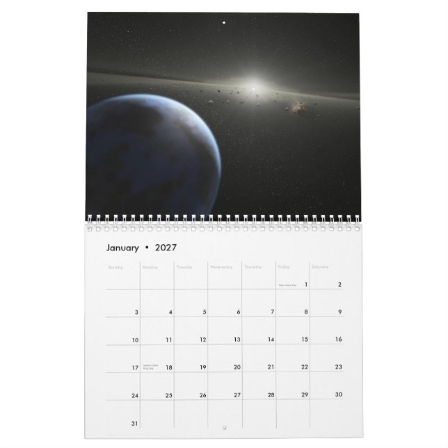 Calendrier 2011 mon univers (Jan 2027)