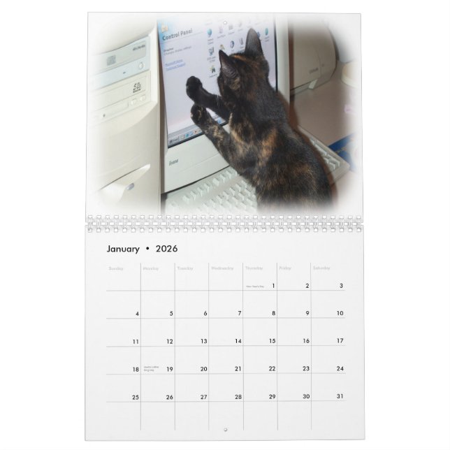 Calendrier 2012 - Chats (Jan 2026)
