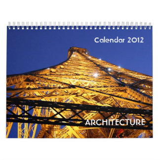 Calendrier 2012 d'architecture