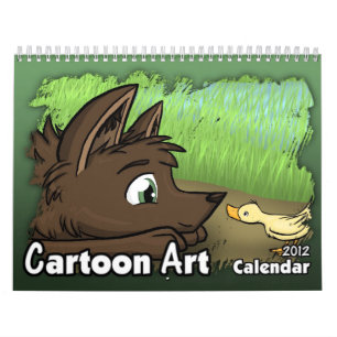 Calendrier 2012 d'art de bande dessinée