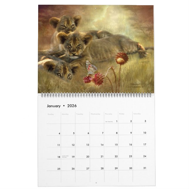 Calendrier 2012 d'art de l'Afrique (Jan 2026)