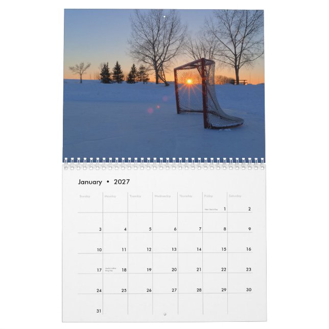 Calendrier 2012 de coucher du soleil (Jan 2027)