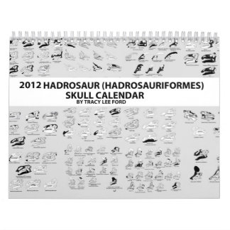 CALENDRIER 2012 DE CRÂNE DU HADROSAUR