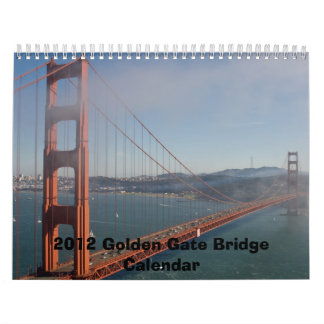 CALENDRIER 2012 DE GOLDEN GATE BRIDGE