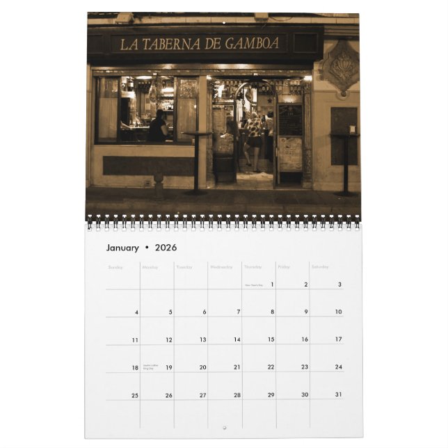 Calendrier 2012 de l'Espagne (Jan 2026)