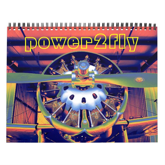 Calendrier 2012 des moteurs d'avion et d'avion (Protection)