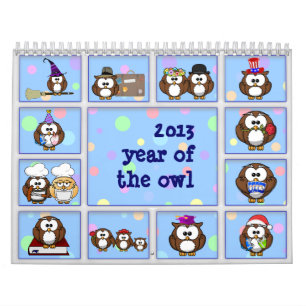 Calendrier 2013 ans du hibou