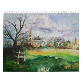 Calendrier 2013 d'aquarelle
