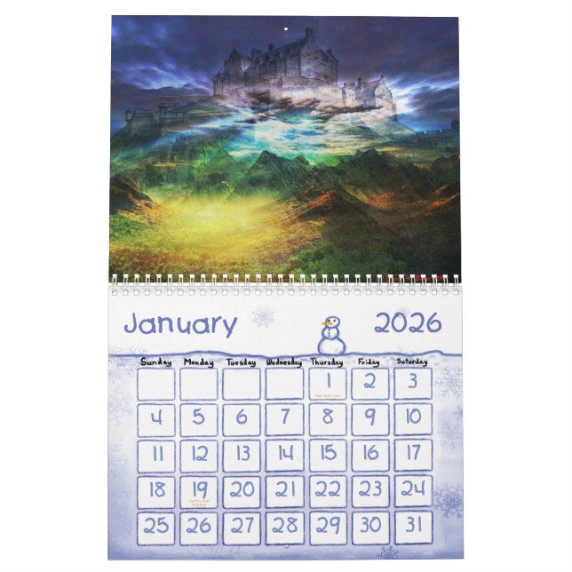 Calendrier 2013 de David A. Baker Art (Jan 2026)