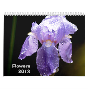 Calendrier 2013 de fleur