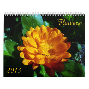 Calendrier 2013 de fleur