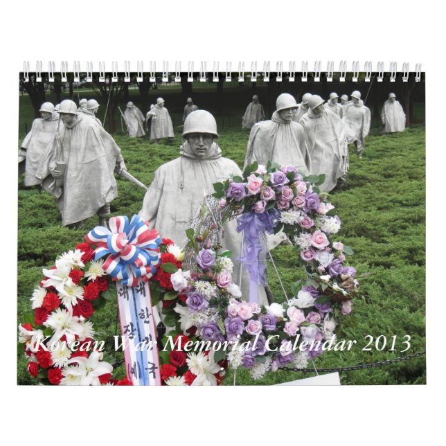 Calendrier 2013 de mémorial de Guerre de Corée (Protection)
