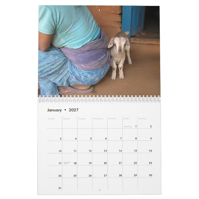 Calendrier 2013 de photo du Népal (Jan 2027)