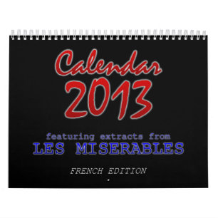 Calendrier 2013, français