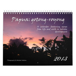 Calendrier 2013 holistique de développement de la