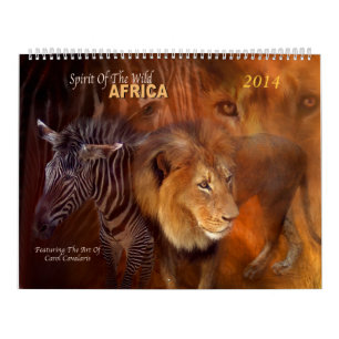 Calendrier 2014 d'art de l'Afrique