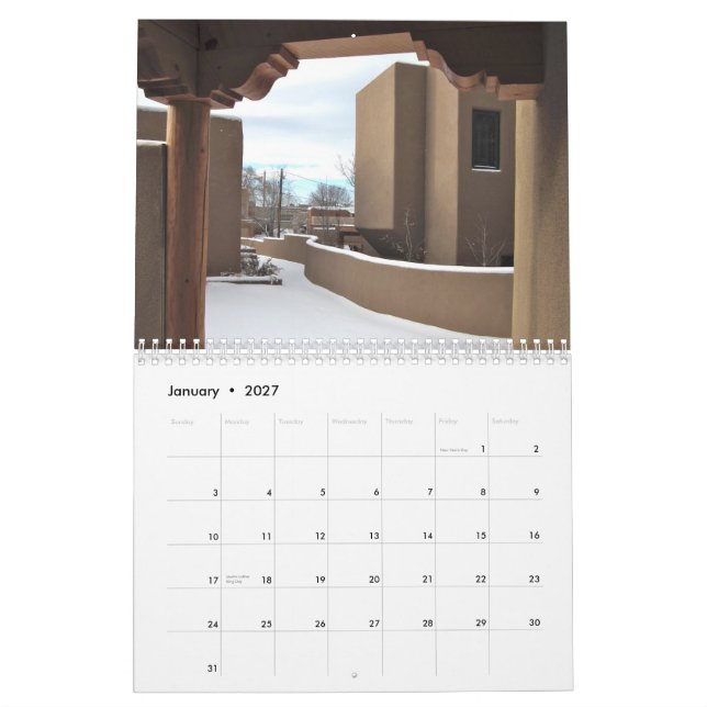 Calendrier 2014 de Santa Fe (Jan 2027)