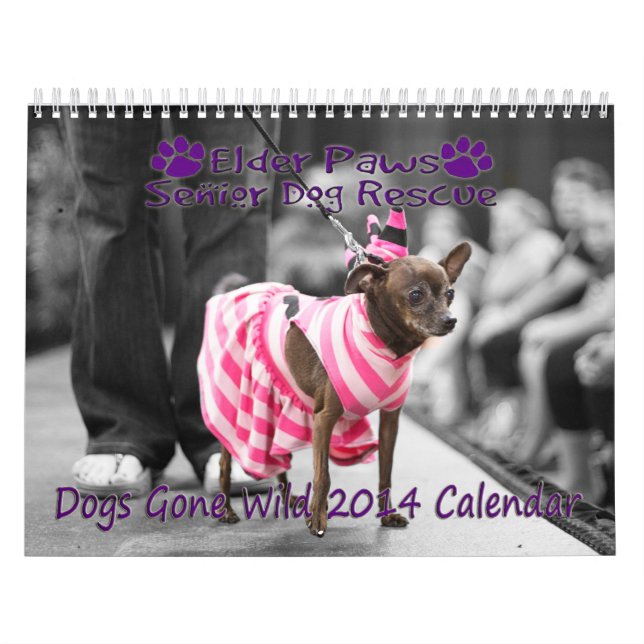Calendrier 2014 fou par chiens (Protection)