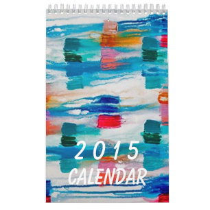 Calendrier 2015 abstrait