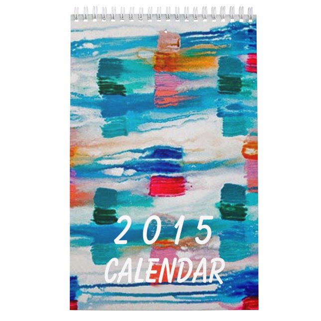 Calendrier 2015 abstrait (Protection)
