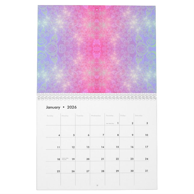 Calendrier 2015 d'art numérique A (Jan 2026)