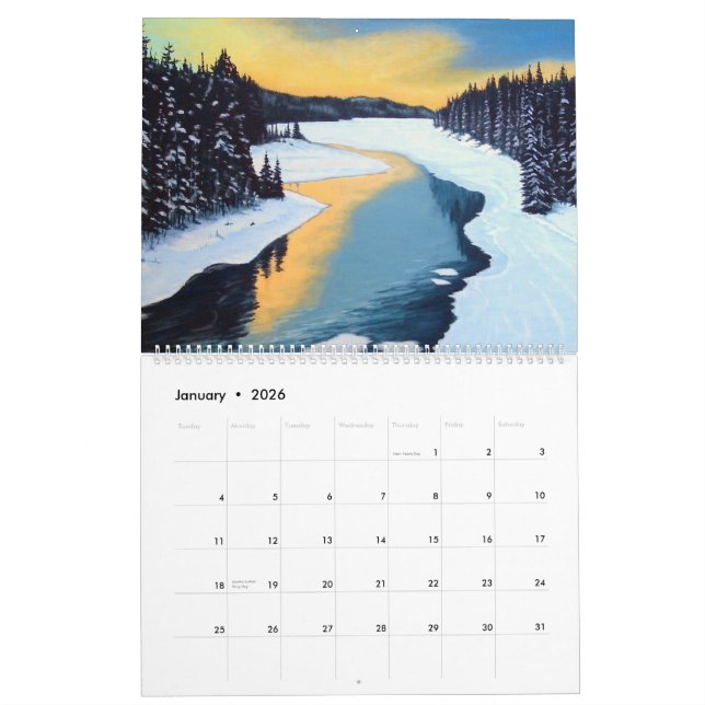 Calendrier 2015 de beaux-arts par Rick vaillant (Jan 2026)