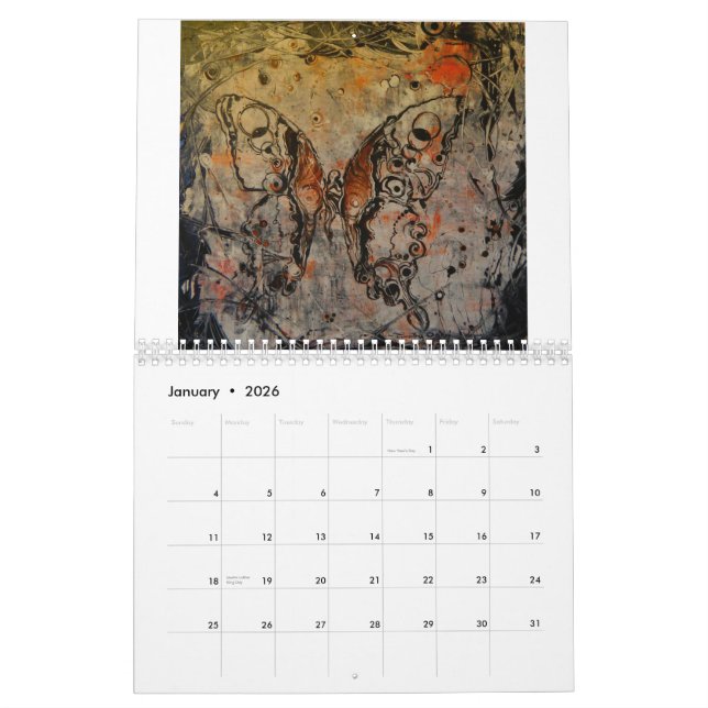 Calendrier 2015 de papillon par Timothy Orikri (Jan 2026)