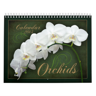 Calendrier 2015 d'orchidée