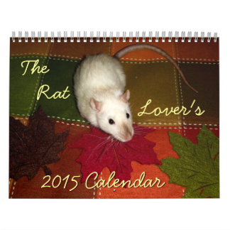 Calendrier 2015 du Rat Lover