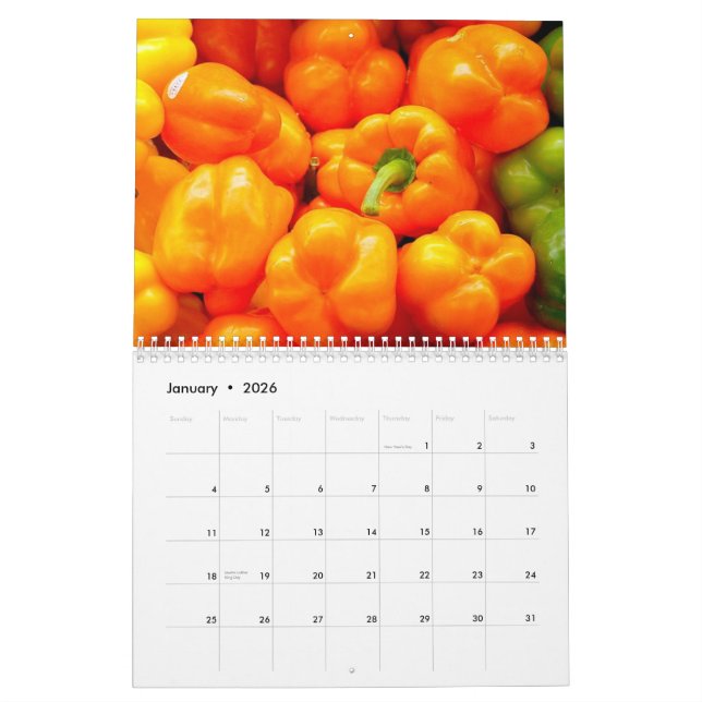 Calendrier 2015 - fruit et légume (Jan 2026)