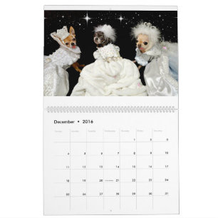 Calendrier 2016 de Chi Yum Yum