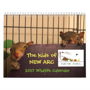 Calendrier 2017 de bébés de faune