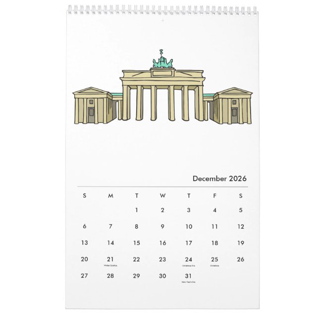 Calendrier 2017 de Berlin (Dec 2026)