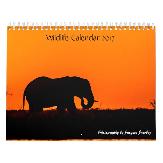 Calendrier 2017 de faune (Protection)