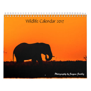 Calendrier 2017 de faune
