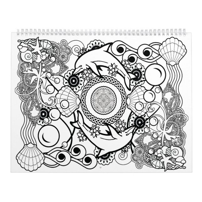 Calendrier 2017 de mandala (Protection)