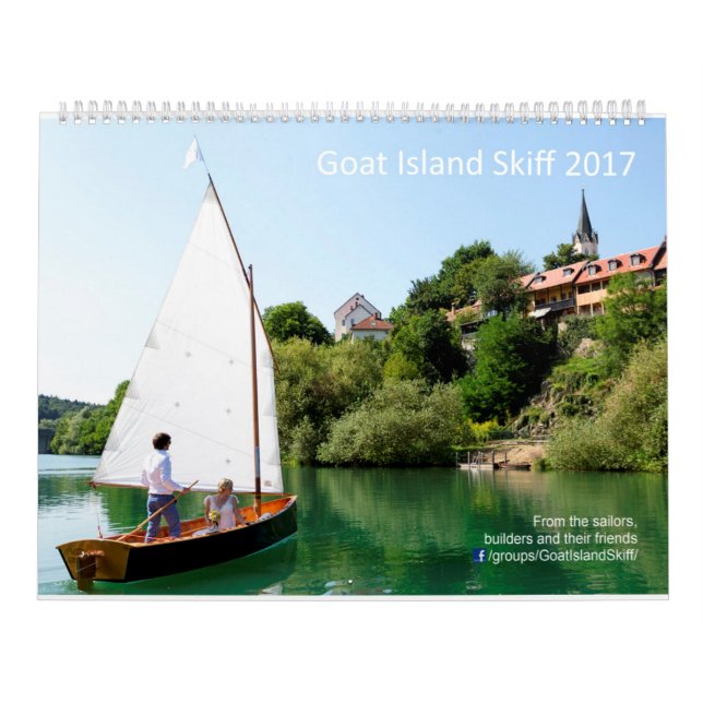 Calendrier 2017 de skiff d'île de chèvre - dans le (Protection)