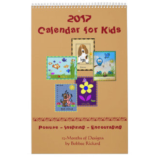 Calendrier 2017 pour des enfants