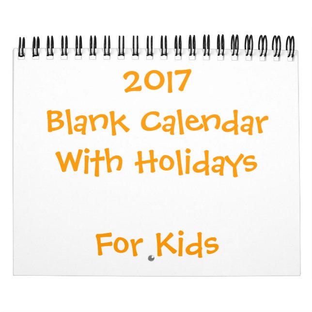 Calendrier 2017 Pour Enfants (Protection)