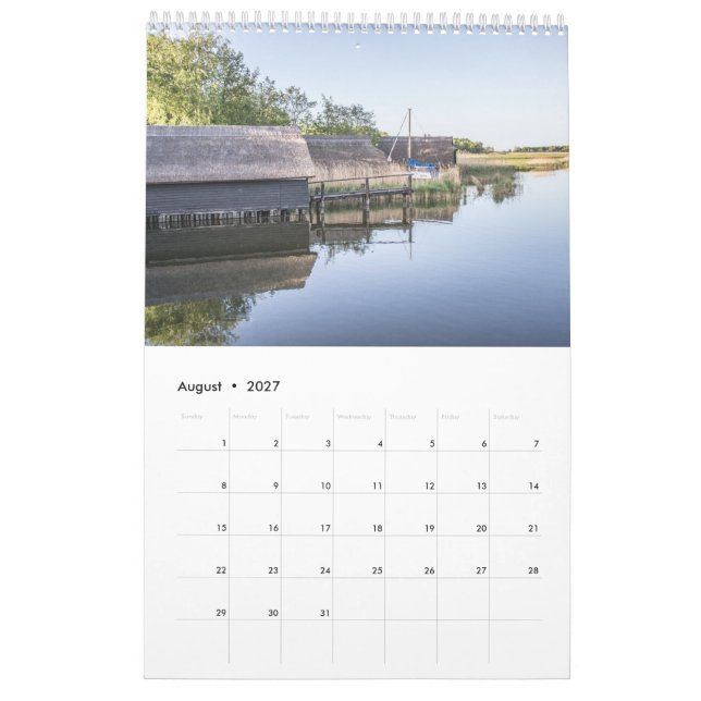 Calendrier 2018 (Aug 2027)