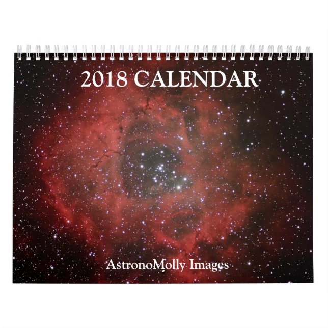 Calendrier 2018 d'astronomie (Protection)