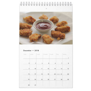 Calendrier 2018 de pépite de poulet
